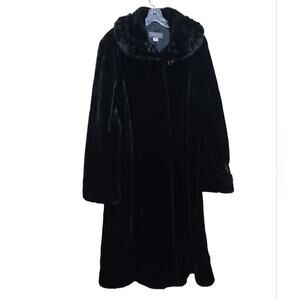 Donna Lepure Women's Faux Fur Winter Coat Sz Large